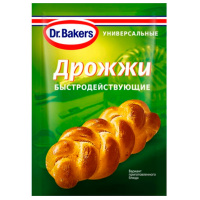 Дрожжи DR.Bakers быстродействующие сухие 7 гр