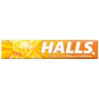 Леденцы Halls мёд с лимоном 25 гр