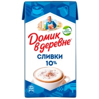 Сливки Домик в деревне 10% БЗМЖ 200 гр