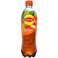 Холодный Чай Lipton / Липтон Персик 0.5 литра, пэт, 12 шт. в уп.