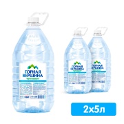 Вода Горная вершина 5 литров, 2 шт. в уп.