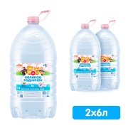 Вода Калинов Родничок детская 6 литров, 2 шт. в уп.