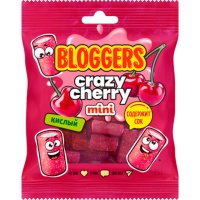 Мармелад Bloggers жевательный Crazy cherry со вкусом вишни 75 гр