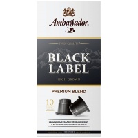 Кофе в капсулах Ambassador Black Label 10 шт, 5 гр