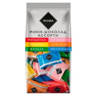 Шоколад Rioba мини ассорти 6 вкусов 800 гр