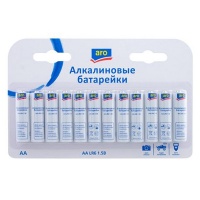 Батарейки Aro тип АА LR6, 12 шт. в уп.