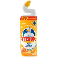 Чистящее средство для унитазов Туалетный утенок цитрусовый 900 мл