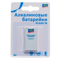 Батарейки Aro 9V (серия 6LR61) 1 шт. в уп.