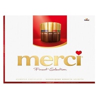 Конфеты Merci шоколадные ассорти 250 гр