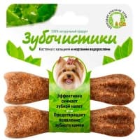 Лакомство Зубочистики для собак мелких пород с морскими водорослями 2 шт