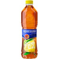 Напиток сокосодержащий ICE TEA Черноголовка черный чай лимон-лайм 1.5 литра, пэт, 6 шт. в уп.