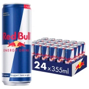 Энергетический напиток Red Bull / Ред Булл 0,355 литра, ж/б, 24 шт. в уп.