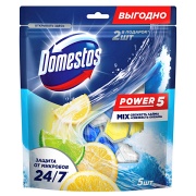 Средство для чистки унитаза Domestos Power 5 MIX Свежесть лайма и свежесть океана 5 х 50 гр