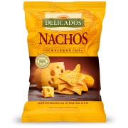 Чипсы Delicados Nachos кукурузные с нежнейшим сыром 150 гр