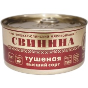 Тушеная свинина Йошкар-олинский мясокомбинат ГОСТ, ж/б, 325 гр