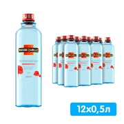Вода RusseQuelle 0.5 литра, газ, стекло, 12 шт. в уп.