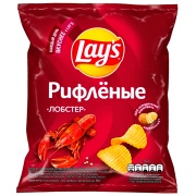 Чипсы Lays рифленые Лобстер 70 гр