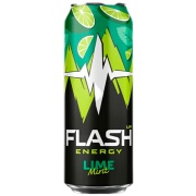 Энергетический напиток Flash Up Energy Мятный Лайм 0,45 литра, ж/б, 24 шт. в уп.